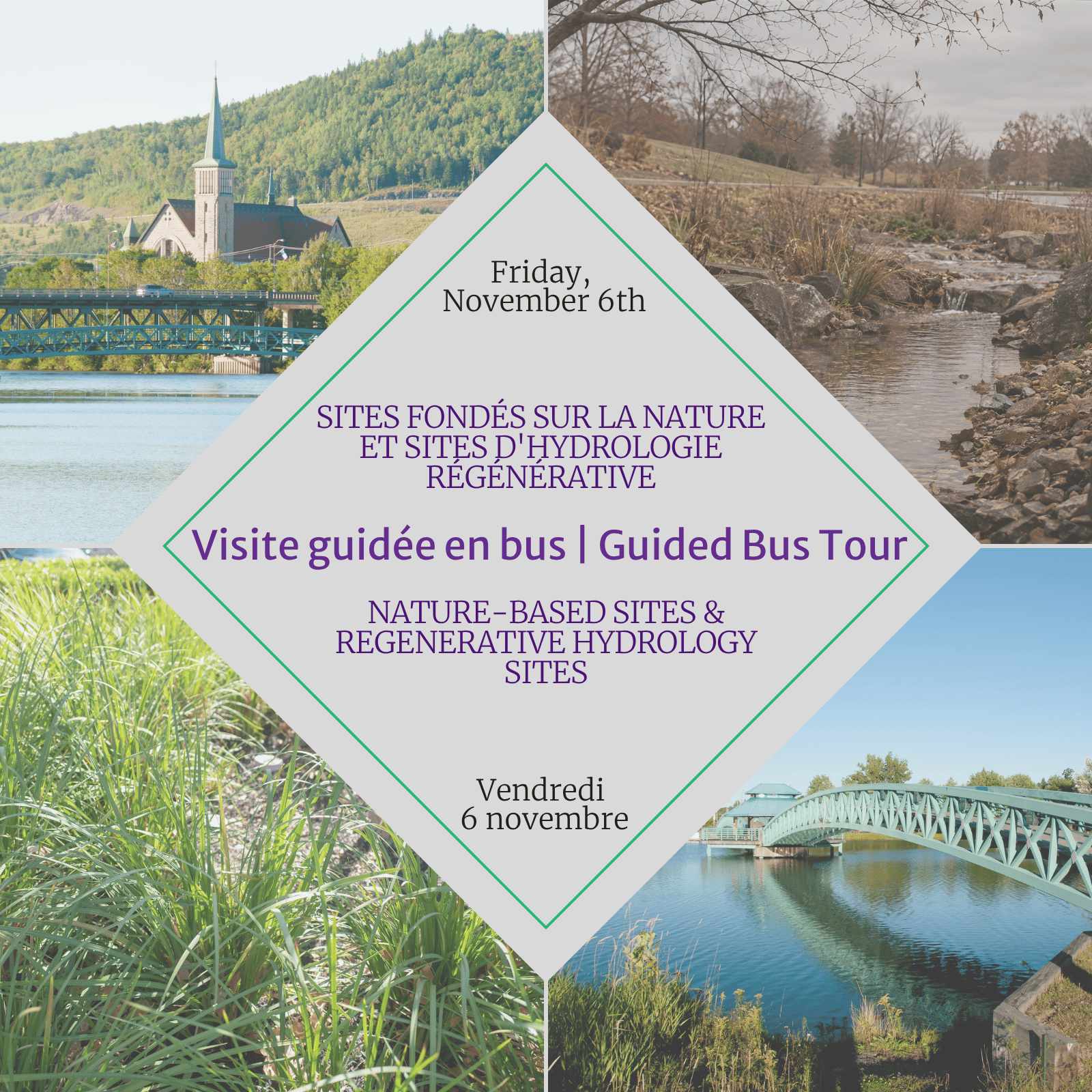 Guided Bus Tour: Nature-Based Sites &amp; Regenerative Hydrology Sites