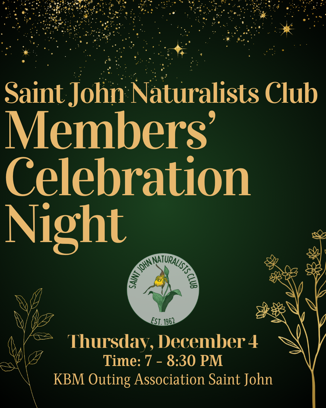Members' Celebration Night - Saint John Naturalists Club