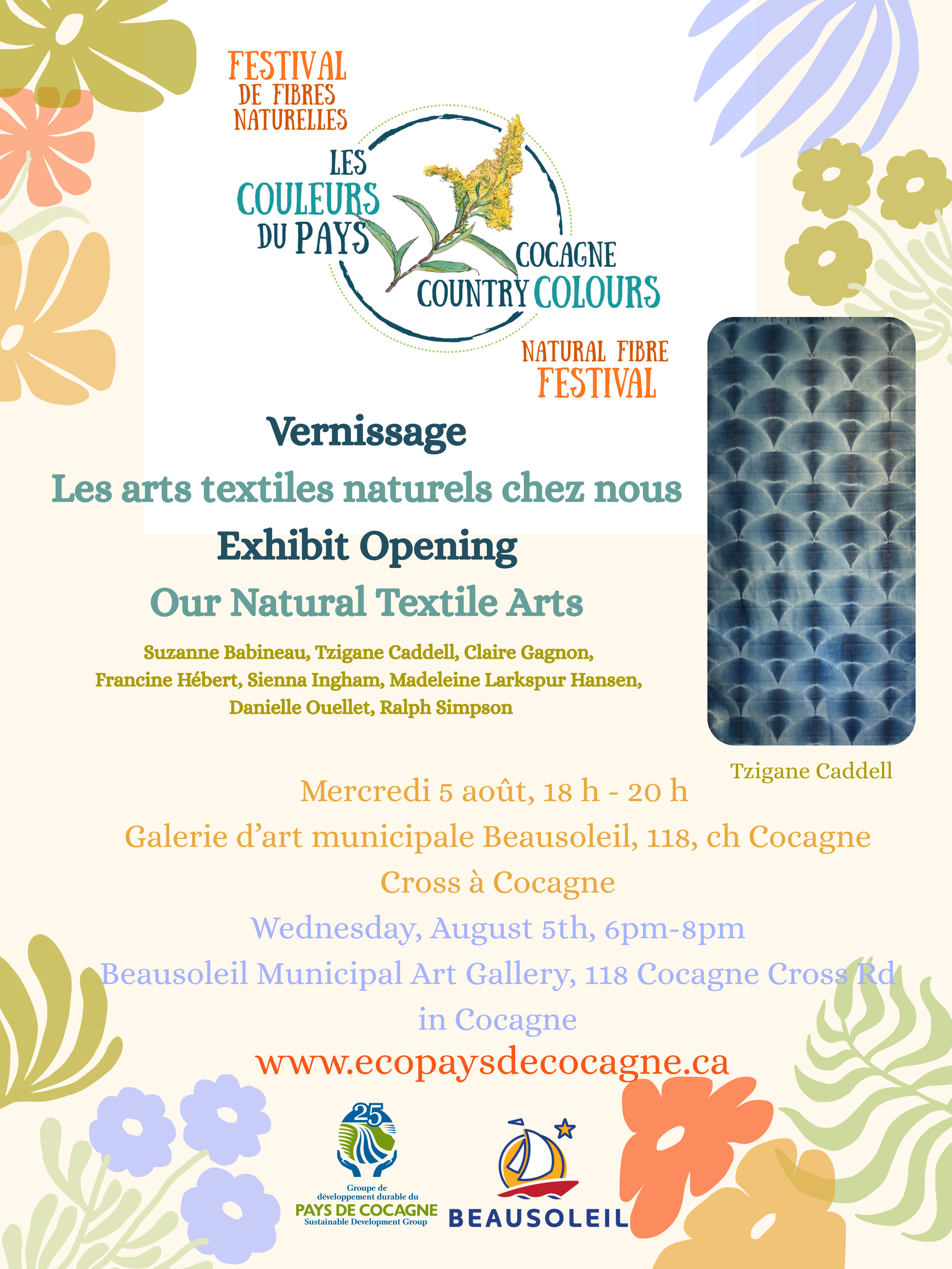 Opening "Our Natural Textile Arts Exhibit"