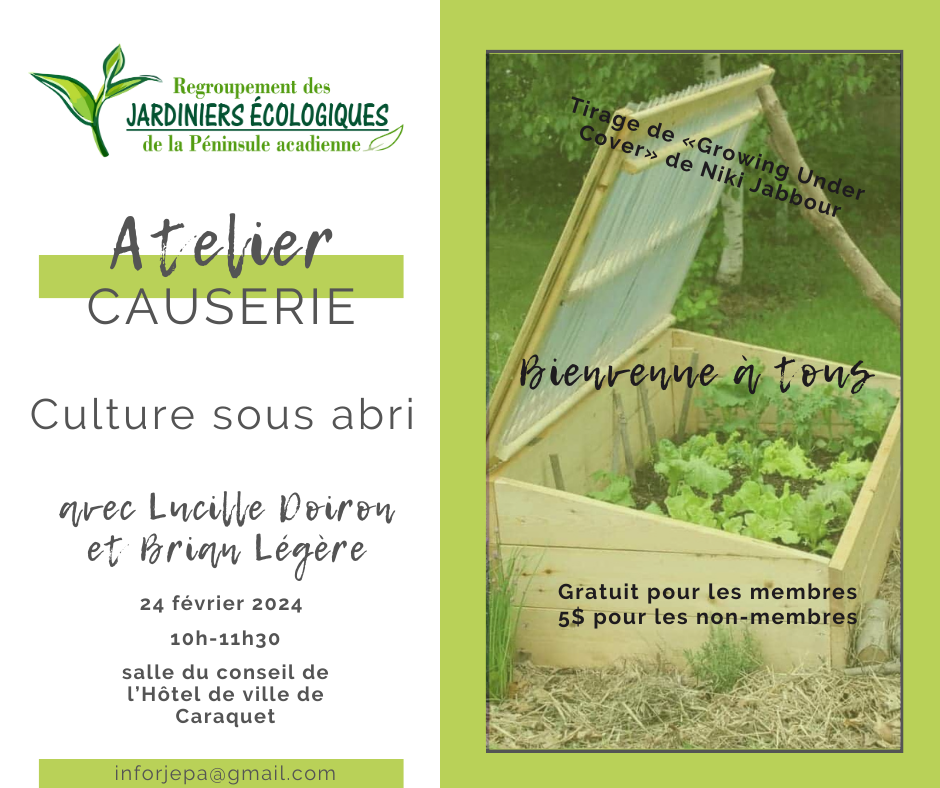 La culture sous abri