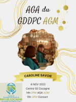 GDDPC AGM and Caroline Savoie concert