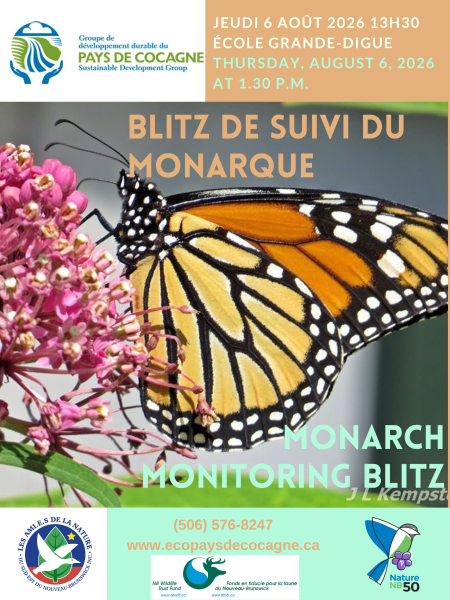 Monarch Monitoring Blitz at Grande-Digue School